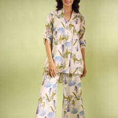 Whispering Flowers Cotton Co Ord Set
