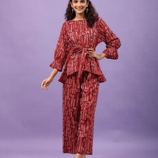 New Co Ord Sets Printed Lounge Wear Collection