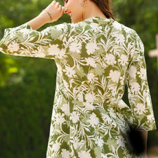 Women Green Floral Printed Co-Ord Sets