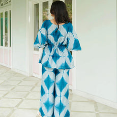 Women's Cotton Regular Fit Floral Printed Top and Plazzo Co-ord Set