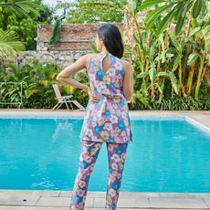 Women's Cotton Regular Fit Floral Printed Top and Plazzo Co-ord Set with Elegant Design