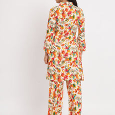 Women Floral Print Kurta & Palazzos Co-Ord Set
