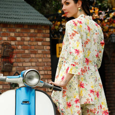 Floral Printed Tunic With Trouser