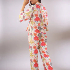 Women Multi Color Floral Printed Co-Ord Sets