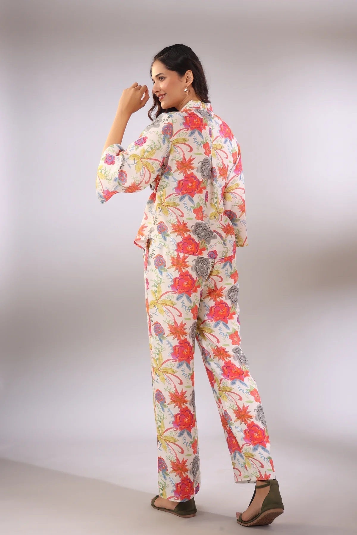Women Multi Color Floral Printed Co-Ord Sets