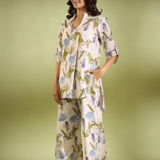 Whispering Flowers Cotton Co Ord Set