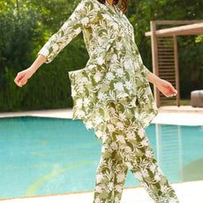 Women Green Floral Printed Co-Ord Sets