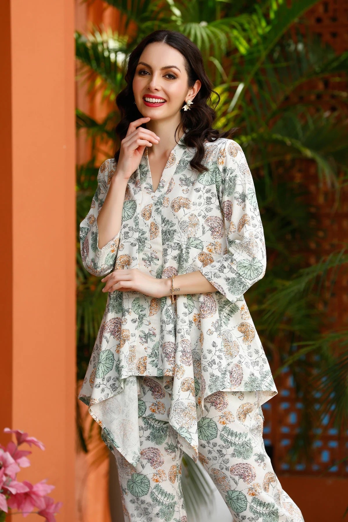 Women New Floral Printed Co ord Set
