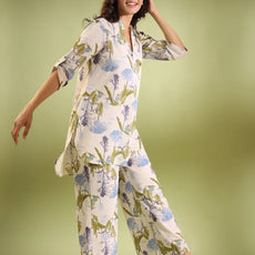 Whispering Flowers Cotton Co Ord Set