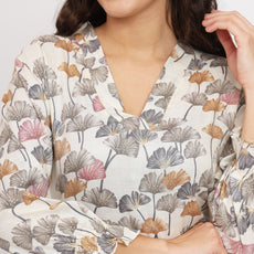 Women Floral Print Kurta & Palazzos Co-Ord Set