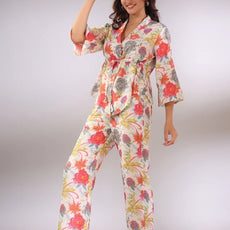 Women Multi Color Floral Printed Co-Ord Sets