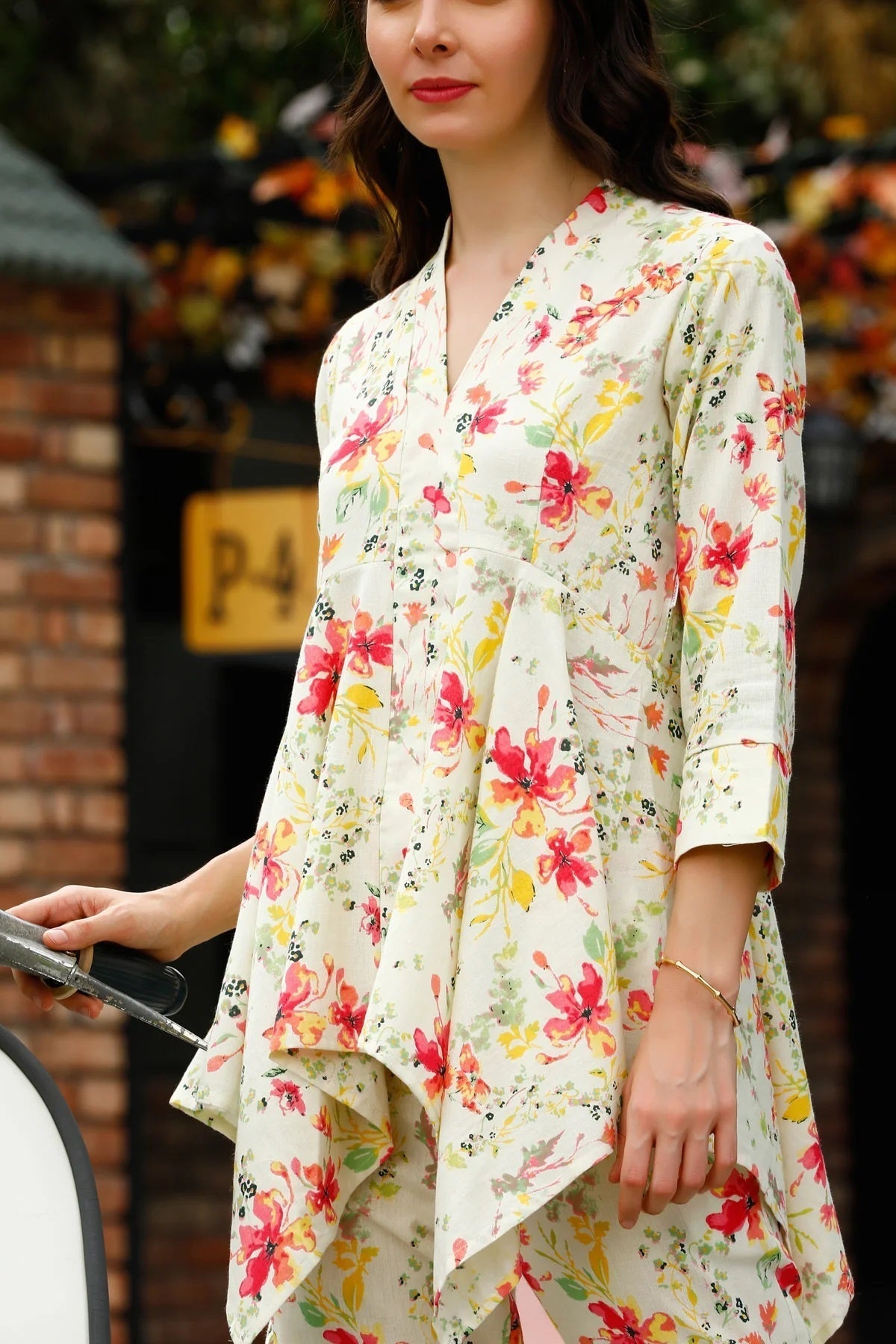 Floral Printed Tunic With Trouser