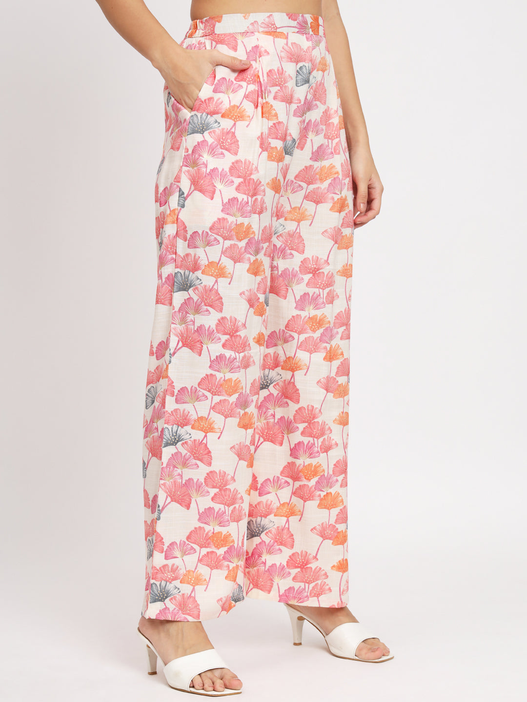 Women's Distress Print Co-Ord Set Relaxed Fit for Women