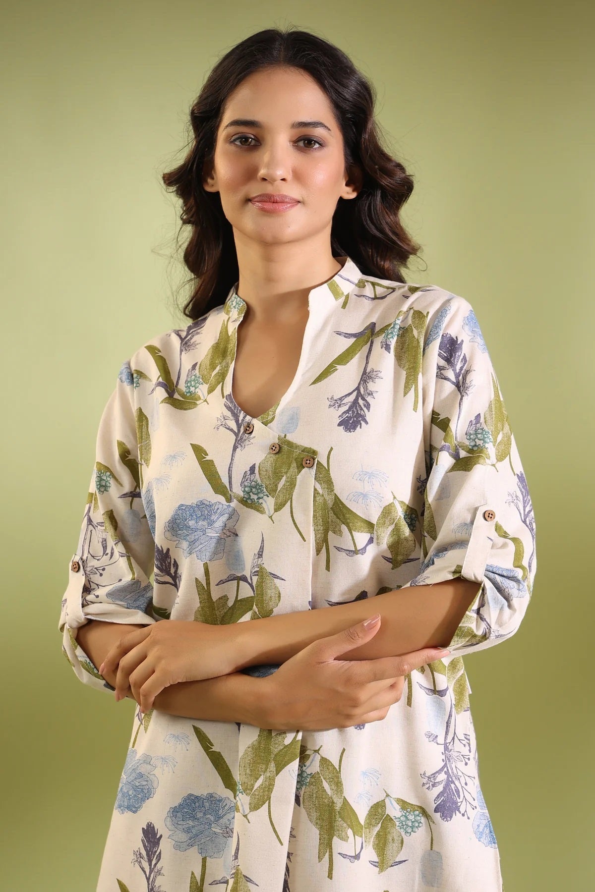 Whispering Flowers Cotton Co Ord Set