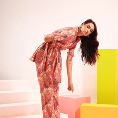 Cotton Co Ord Sets With Digital Print Work For Girls