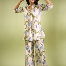 Whispering Flowers Cotton Co Ord Set