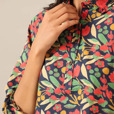 Women's Cotton Blend ¾ Sleeve Top and Palazzo Set