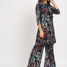 Women Floral Print Kurta & Palazzos Set