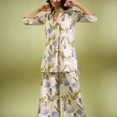 Whispering Flowers Cotton Co Ord Set