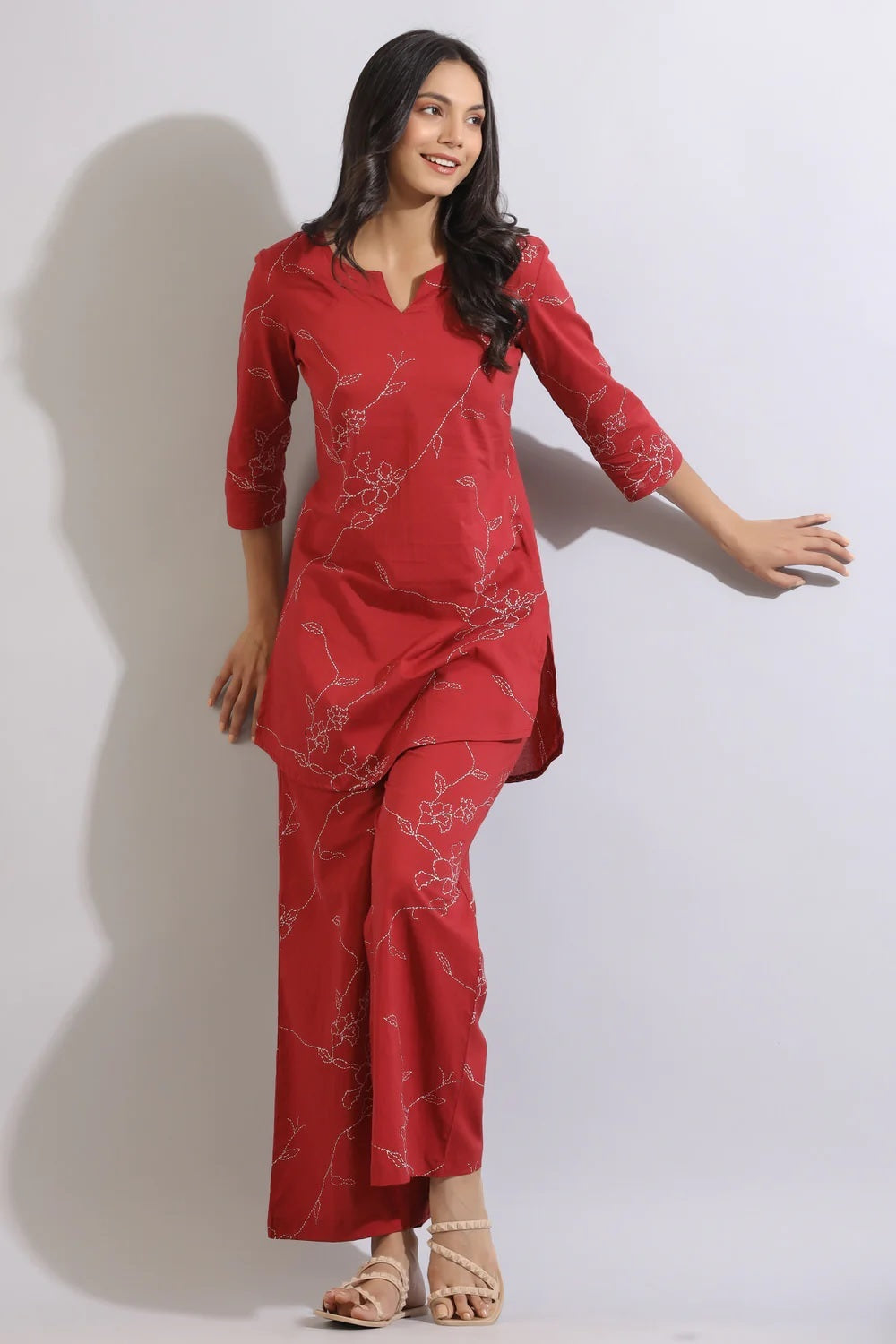 Fancy Printed Multi Color Co-Ord Set
