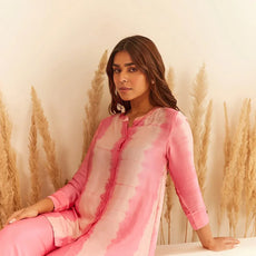 Pink Tie And Dye Co-Ord Set