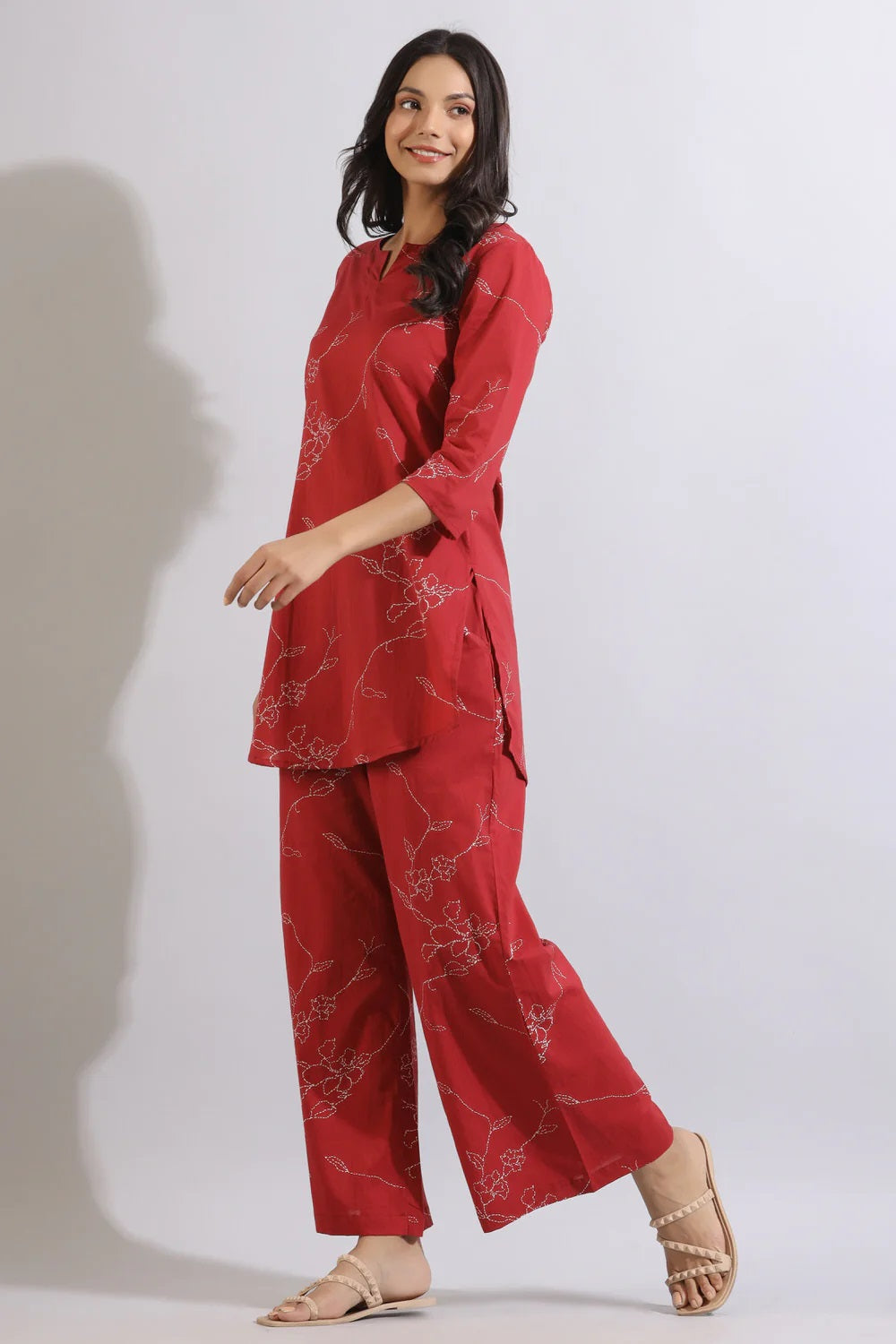 Fancy Printed Multi Color Co-Ord Set