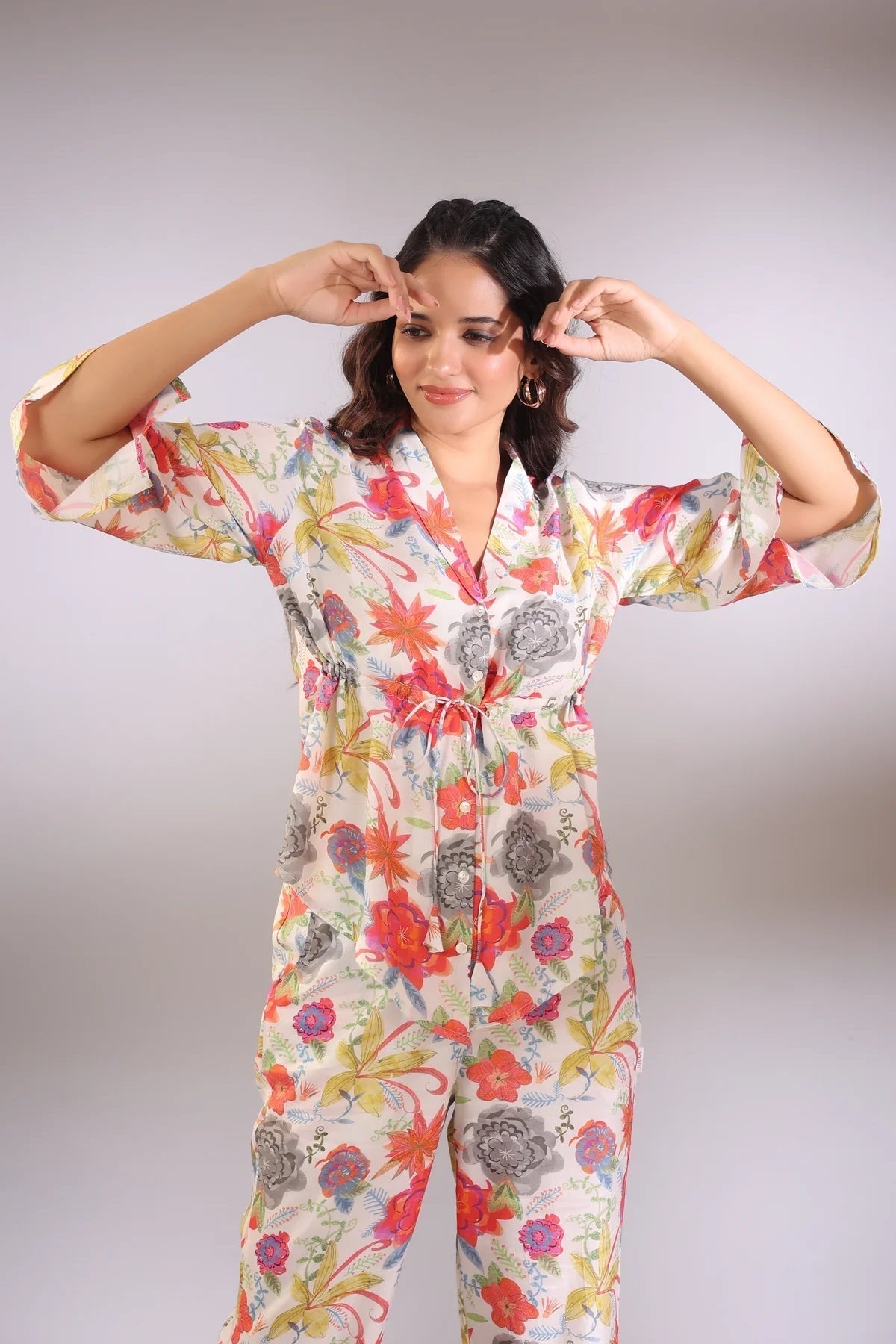 Women Multi Color Floral Printed Co-Ord Sets