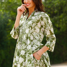 Women Green Floral Printed Co-Ord Sets