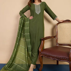 Myra Mehndi Women's Designer Kurta Pant Set Premium Pattern Collection