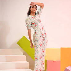 Dream Come Blue Cotton Co-Ord Set