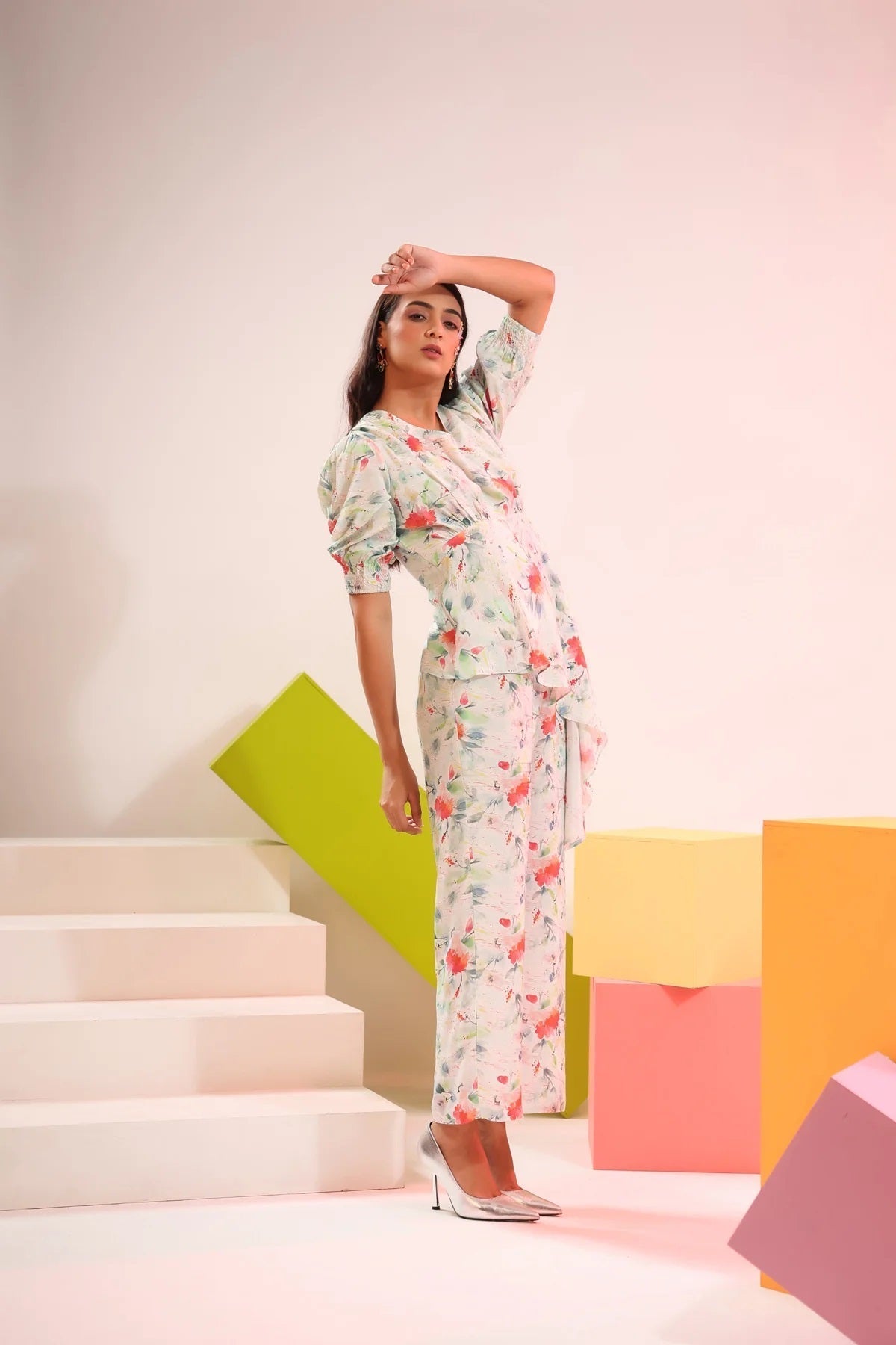 Dream Come Blue Cotton Co-Ord Set