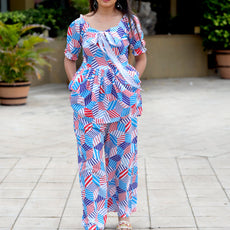 Women Geometric Print Co-Ord Set