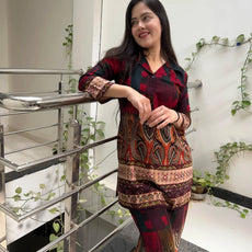 Autumnlane Multicolor Mika Printed Comfort fit Co-Ord Set