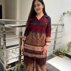 Autumnlane Multicolor Mika Printed Comfort fit Co-Ord Set