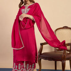 Zarika Rani Embroidred Kurta Sets with Sequins Work Women Suits