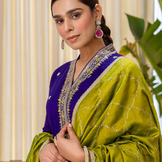 Ruhani Purple Special Designer Kurta Pant Set with Elegant Dupatta