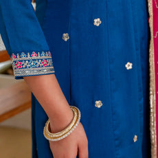 Ruhani Teal Special Designer Kurta Pant Set with Elegant Dupatta