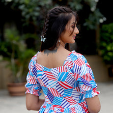 Women Geometric Print Co-Ord Set