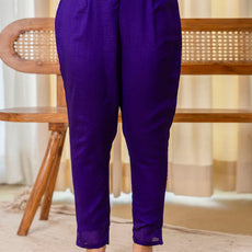 Ruhani Purple Special Designer Kurta Pant Set with Elegant Dupatta