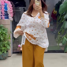 Ethnic Charm with Women’s Stylish Printed Yellow Co-ord Set