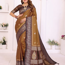 Premium Pink South Soft Silk Saree with Rich Zari Weaving Border & Heavy Pallu