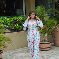 New Trends 2024 Top Plazzo Co-Ord Set