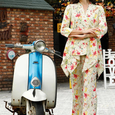 Floral Printed Tunic With Trouser