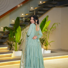 Premium Designer Full Flair Anarkali Suit – Elegant Wedding & Festive Wear