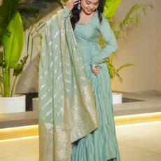 Premium Designer Full Flair Anarkali Suit – Elegant Wedding & Festive Wear