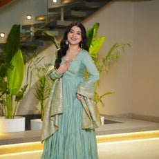 Premium Designer Full Flair Anarkali Suit – Elegant Wedding & Festive Wear