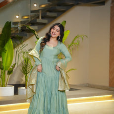 Premium Designer Full Flair Anarkali Suit – Elegant Wedding & Festive Wear