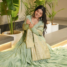 Premium Designer Full Flair Anarkali Suit – Elegant Wedding & Festive Wear