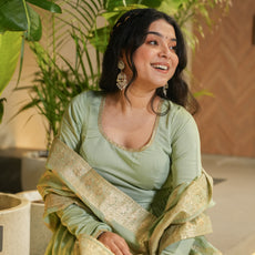 Premium Designer Full Flair Anarkali Suit – Elegant Wedding & Festive Wear