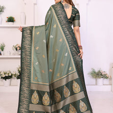 Premium Pink South Soft Silk Saree with Rich Zari Weaving Border & Heavy Pallu